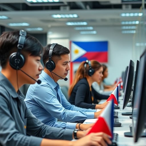 Customer service representatives in the phillipines